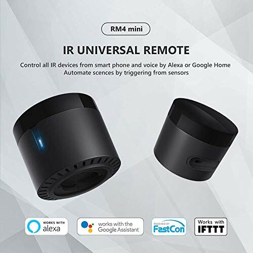 RM4 mini IR Universal Remote with Alexa and Google Home compatibility